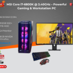 MSI CORE i7-6800K@3.40GHz. GAMING PC