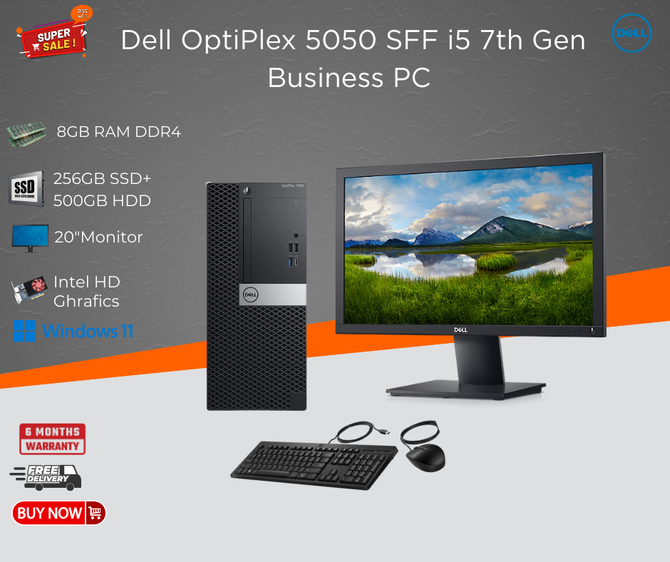 DELL OPTIPLEX 5050 i5 7TH GEN. DESKTOP PC